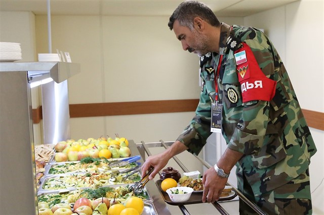 8 августа на территории  учебной базе Военно-медицинской академии для участников международного этапа «Военно-медицинской эстафеты» был устроен день национальной кухни.