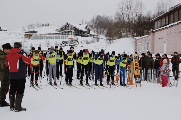 Первенство курсантов академии по лыжным гонкам в Токсово
