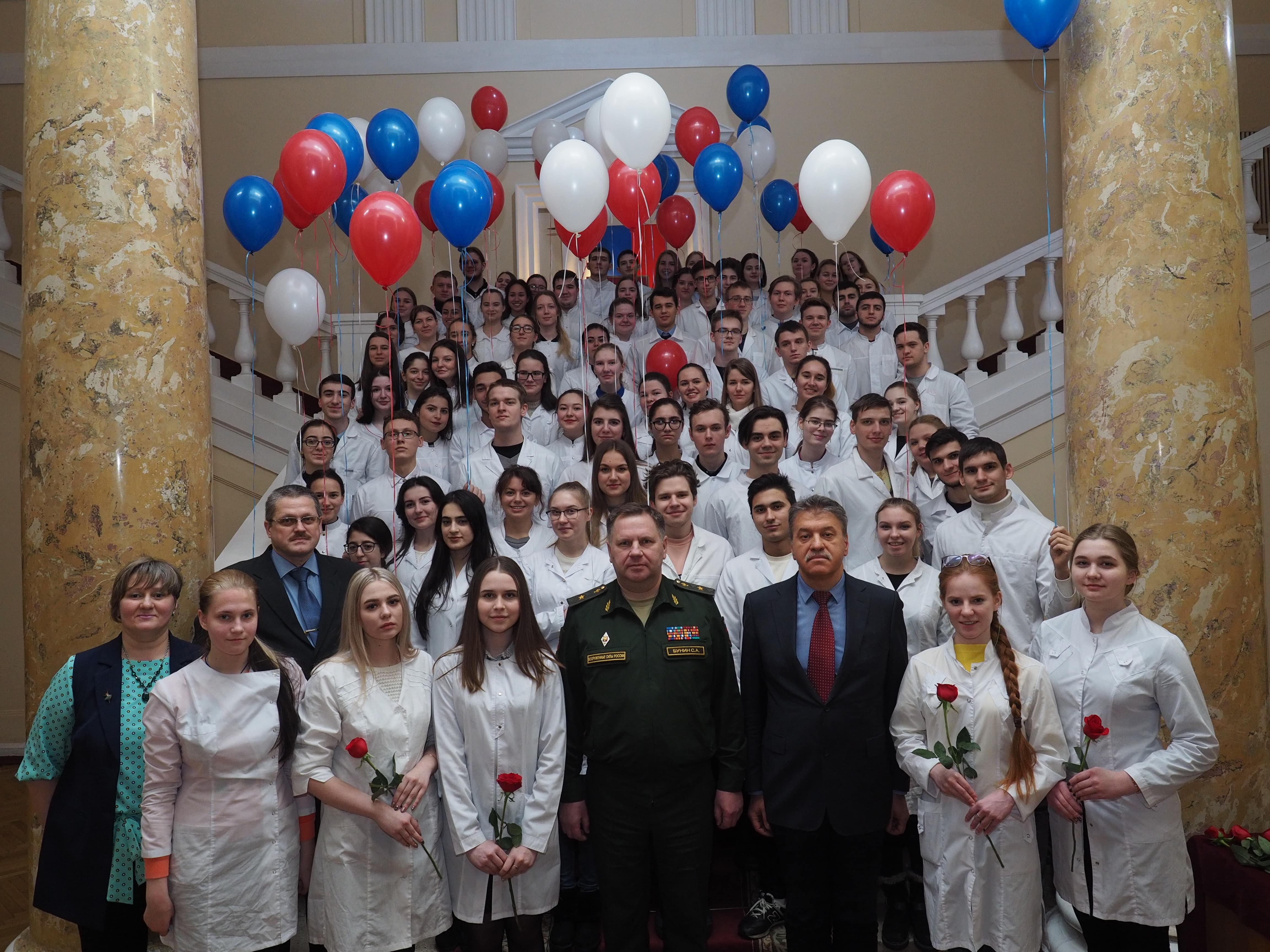 Студенты Военно-медицинской академии отметили Татьянин день