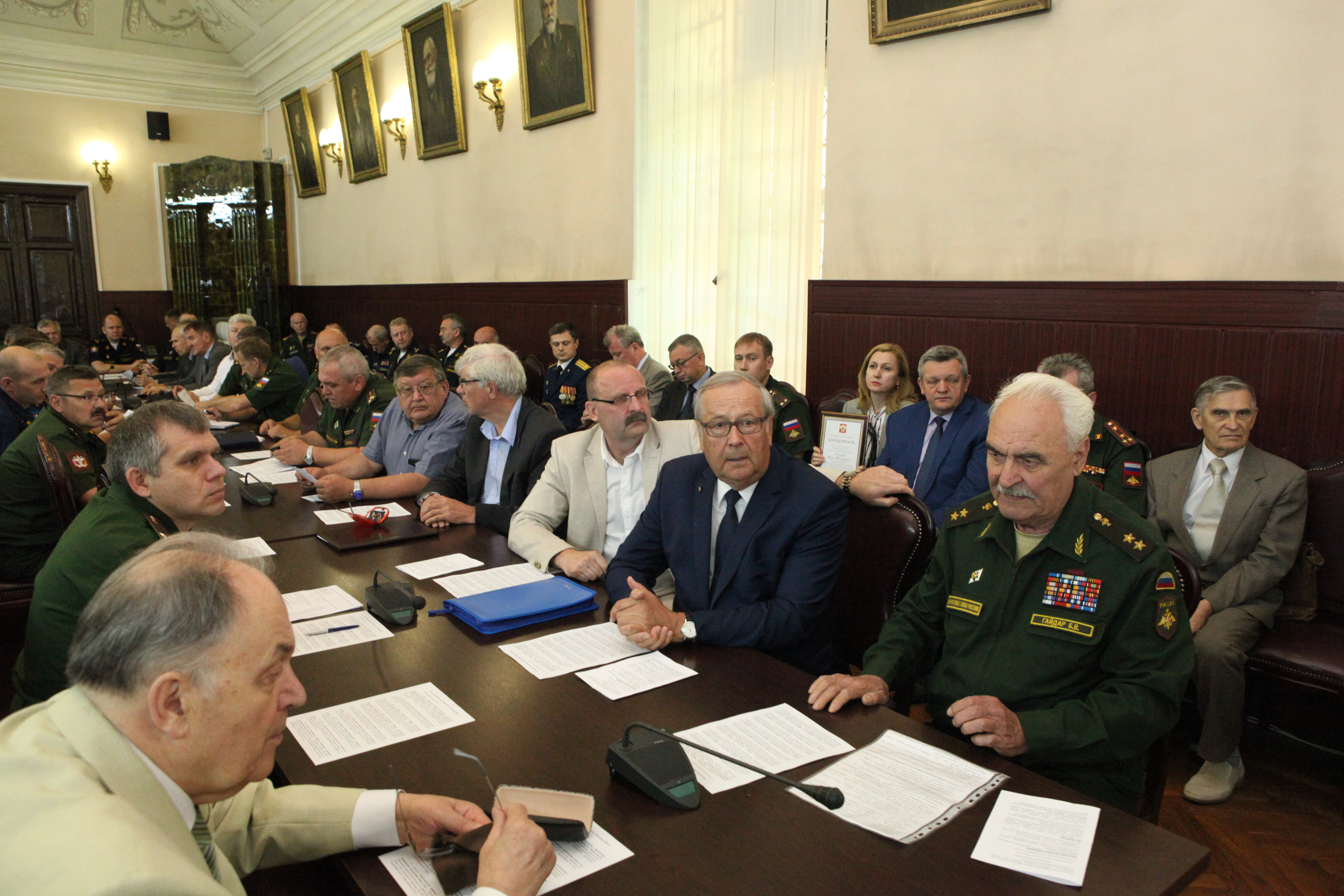 Заседание Ученого совета прошло в Военно-медицинской академии