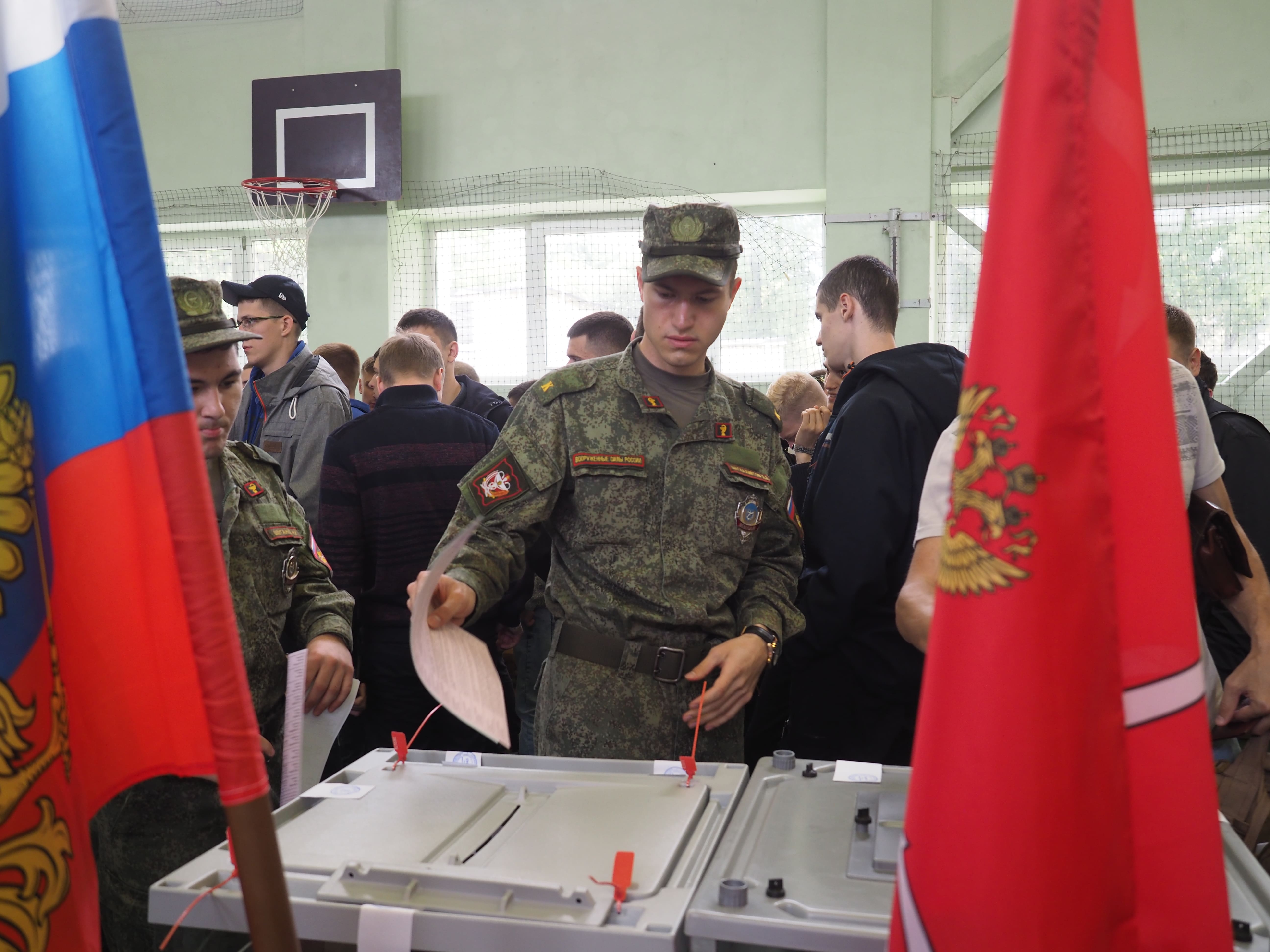 Военно-медицинская академия приняла участие в едином дне голосования