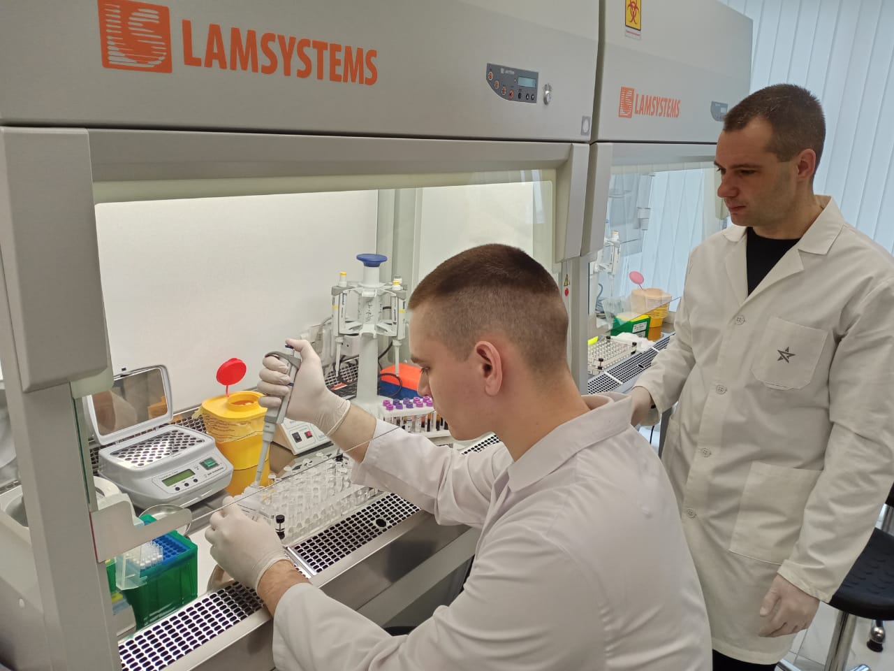В медико-биологическом кластере технополиса ЭРА продолжаются лабораторные исследования в рамках новых научных проектов