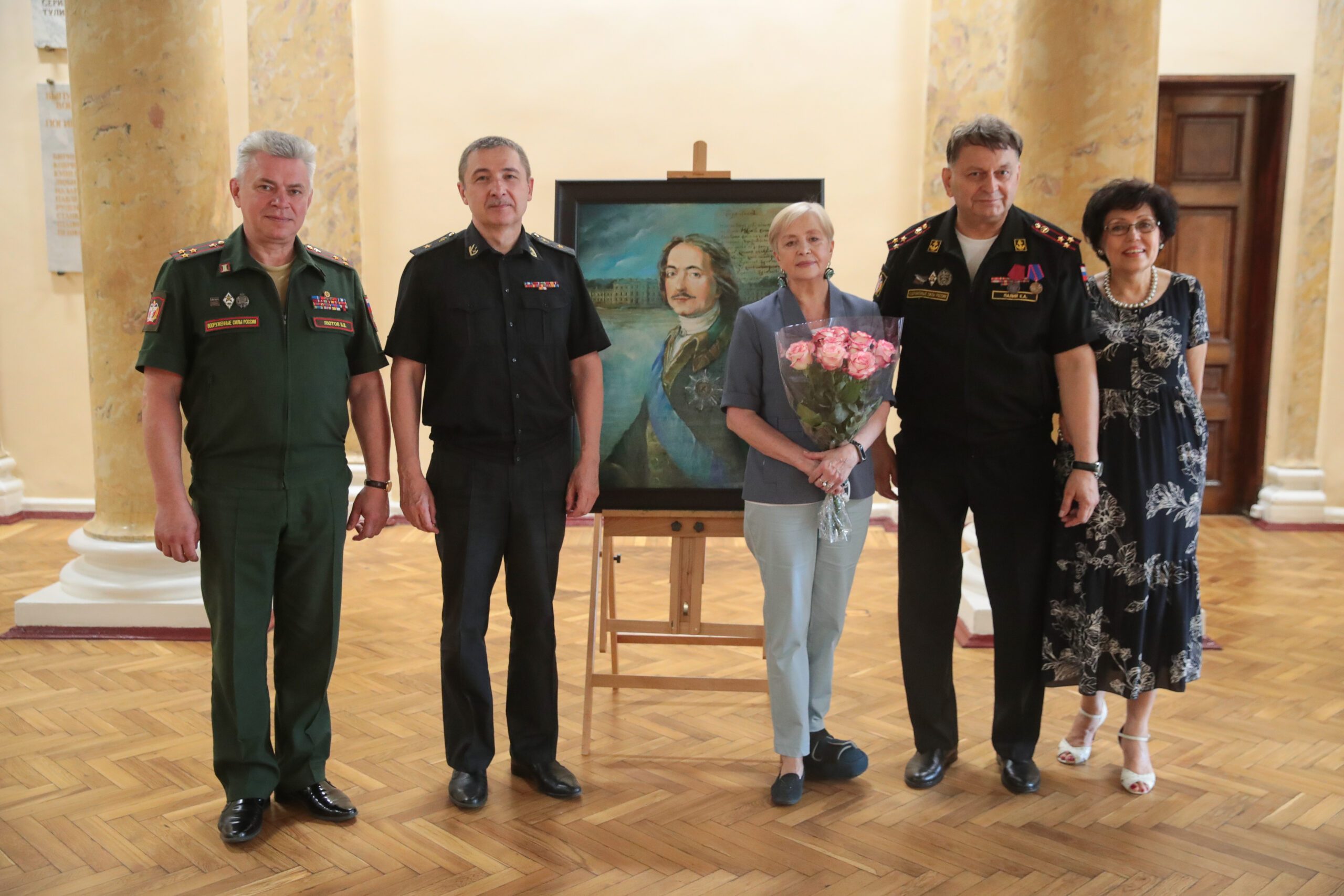 Академия получила в дар портрет императора Петра I