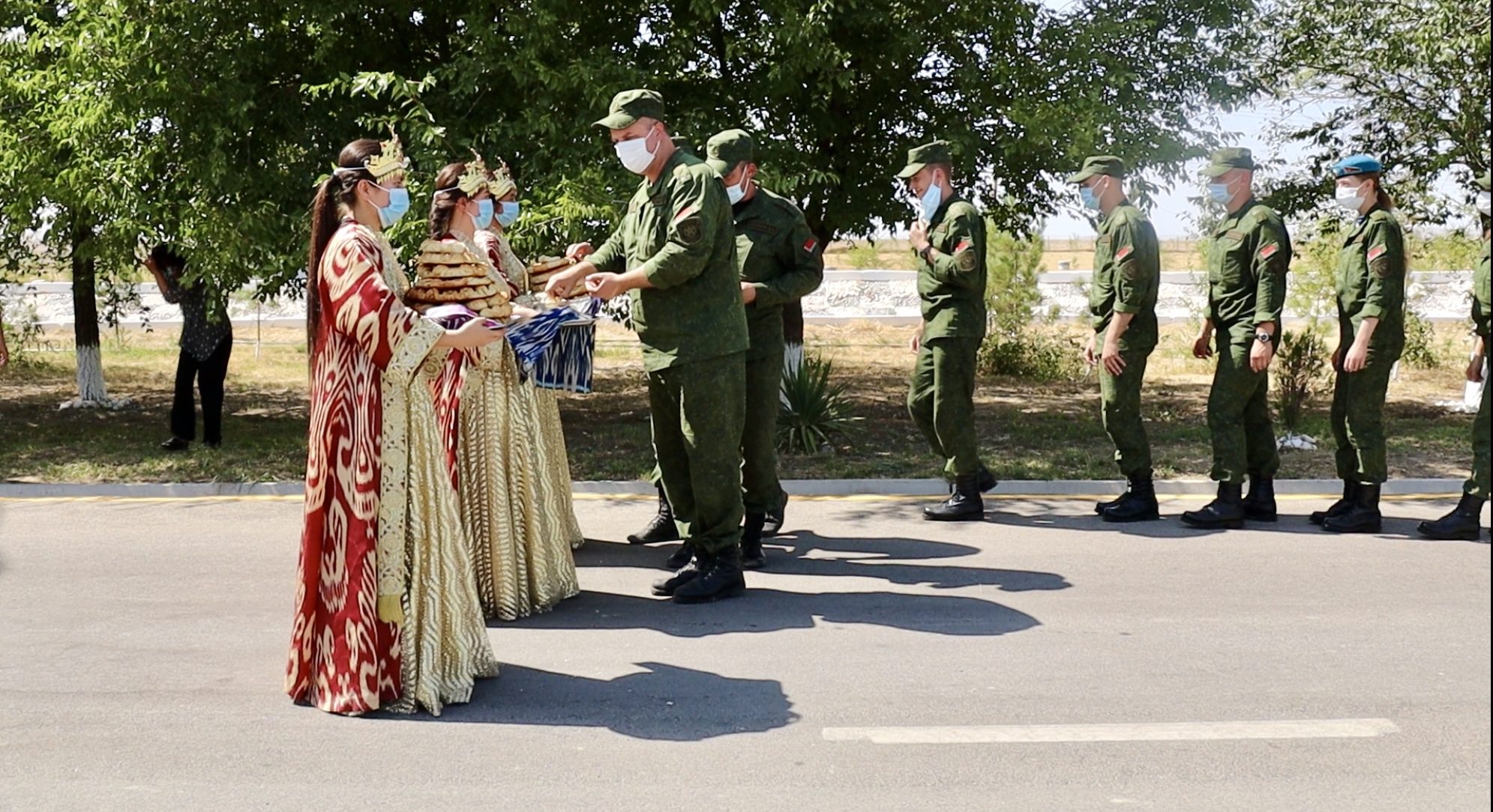 На горном полигоне Фориш в Республике Узбекистан прошла церемония встречи стран-участниц международного конкурса «Военно-медицинская эстафета» АрМИ-2021