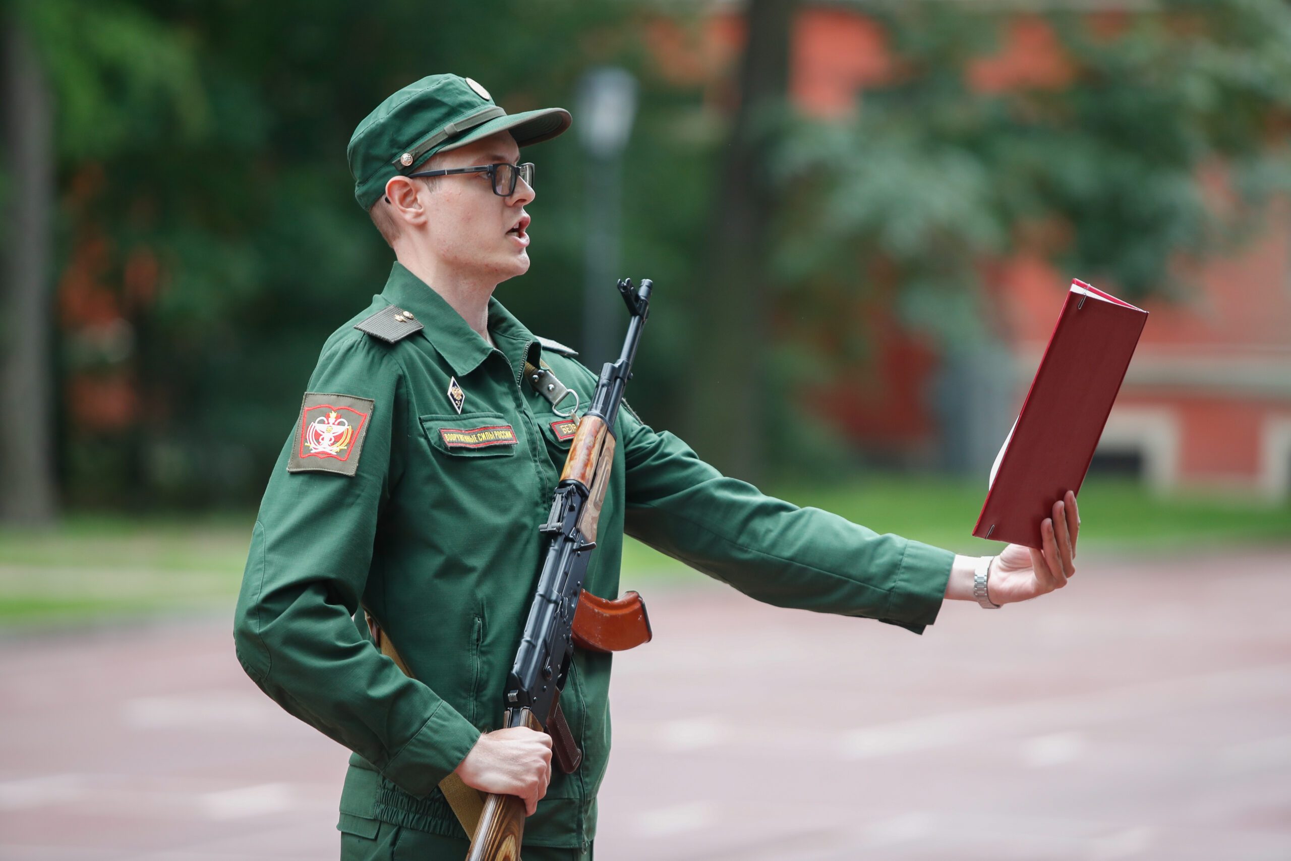 В Военно-медицинской академии состоялось торжественное приведение к военной присяге молодого пополнения научной роты