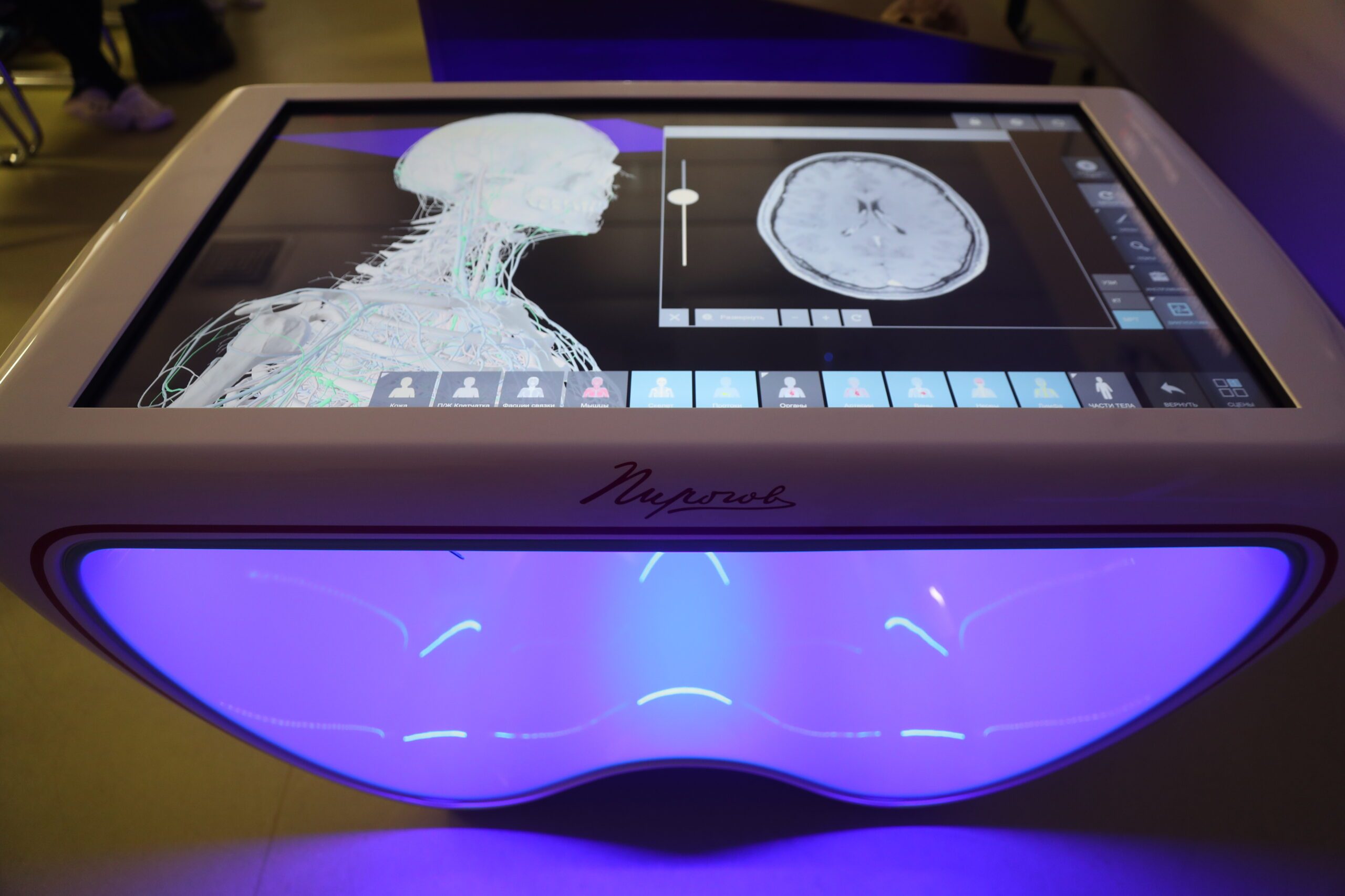В учебном процесс академии начали использовать интерактивные анатомические столы «Пирогов»