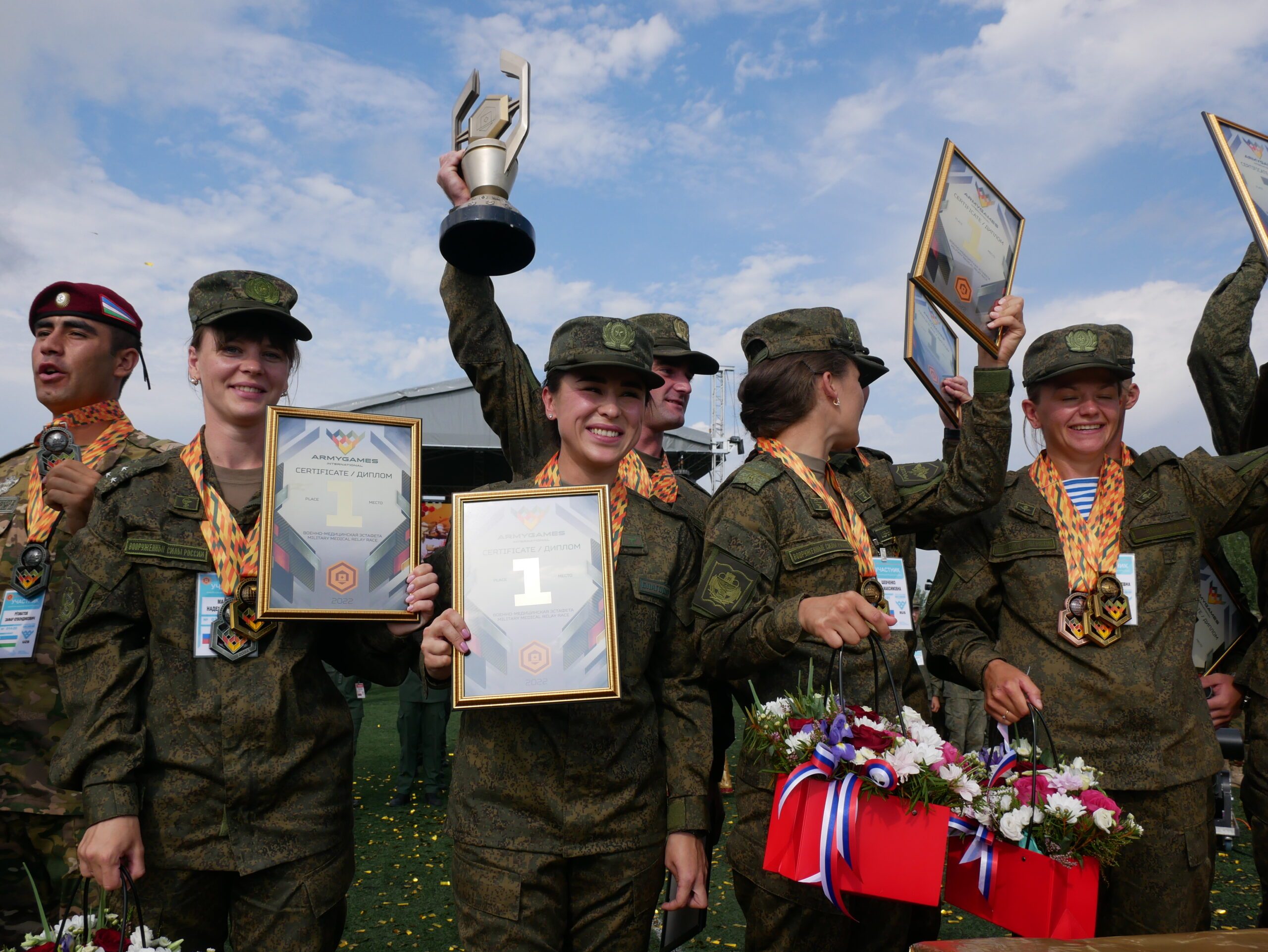 Международная Военно-медицинская эстафета завершилась триумфом российской команды!