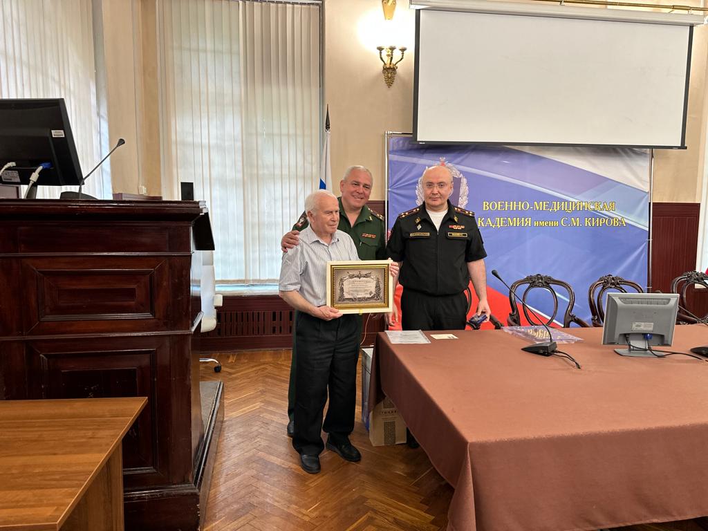 Более 50-лет жизни отдал службе в Военно-медицинской академии Георгий Высокосов