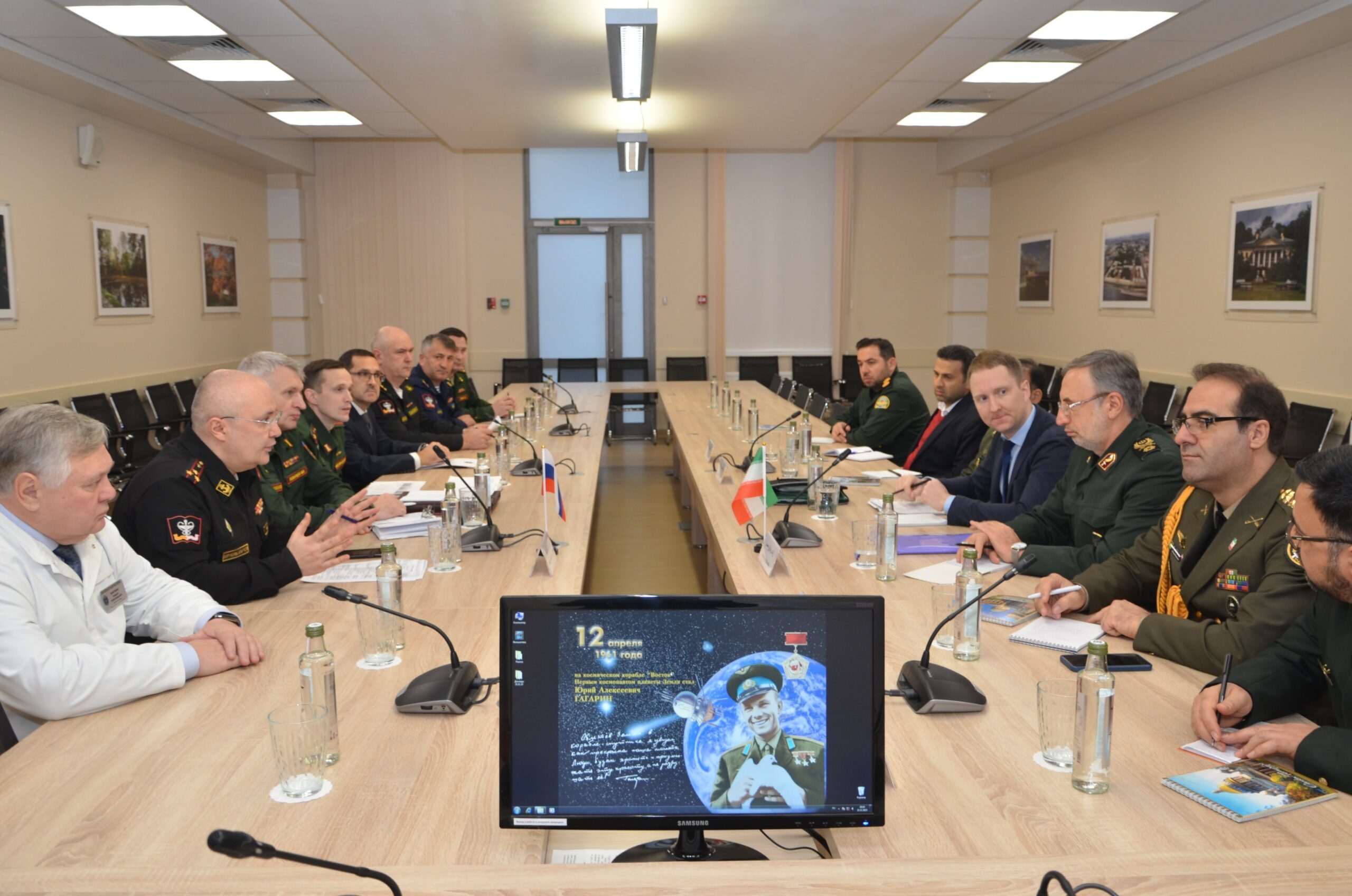 Военно-медицинскую академию посетила военная делегация Исламской республики Иран