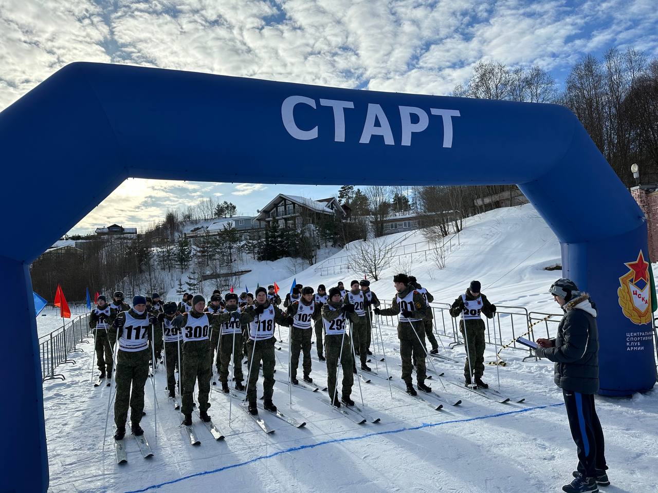 Курсанты академии приняли участие в нескольких лыжных соревнованиях